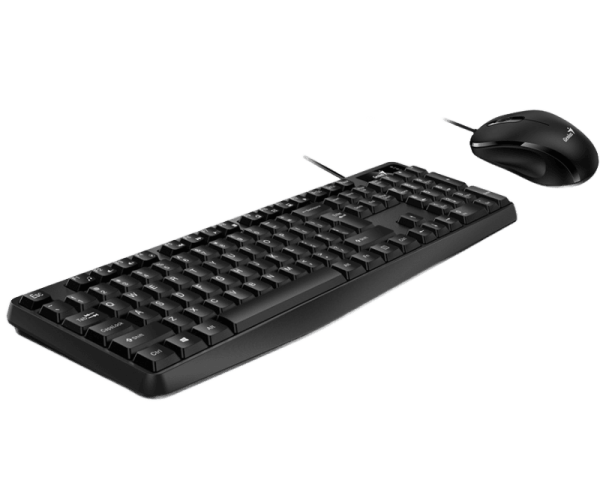 Genius km-170 USB US Keyboard + Mouse Black