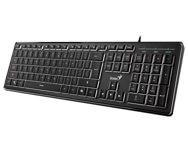 SlimStar 820 USB US Keyboard Black