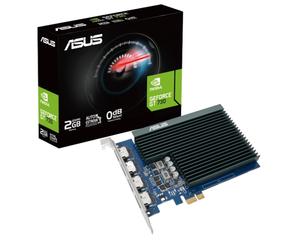 ASUS NVIDIA GEFORCE GT 730 2GB 64BIT GT730-4H-SL-2GD5