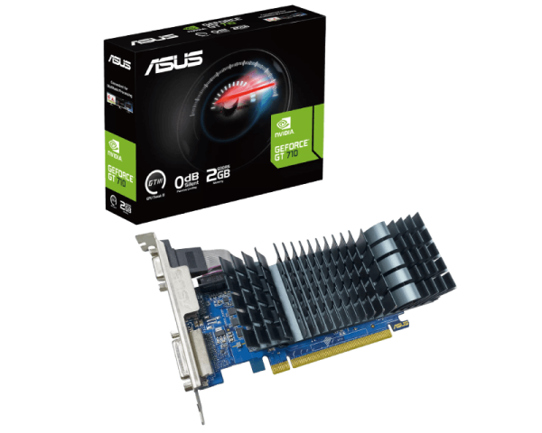 ASUS NVIDIA GEFORCE GT 710 2GB 64BIT GT710-SL-2GD5-BRK-EVO