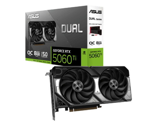 Asus nVidia GeForce RTX 5060 Ti 8GB 128bit DUAL-RTX5060TI-O8G