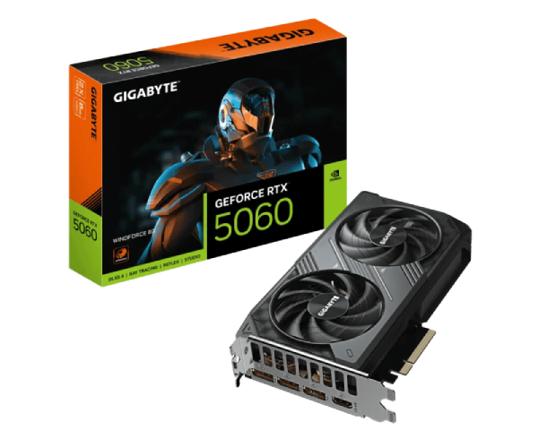 Gigabyte nVidia GeForce RTX 5060 windforce 8GB 128bit GV-N5060WF2-8GD rev. 1.0