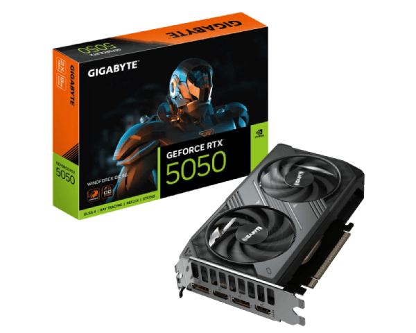 Nvidia GeForce RTX 5050 Windforce 8GB 128Bit GV-N5050WF2OC-8GD Rev 1.0