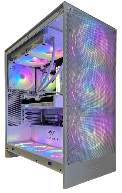 Insomnia Arctic Storm 2 XT: X870, Ryzen 7 9800X3D, 64GB DDR5-6000, RTX5080, 2TB NVMe