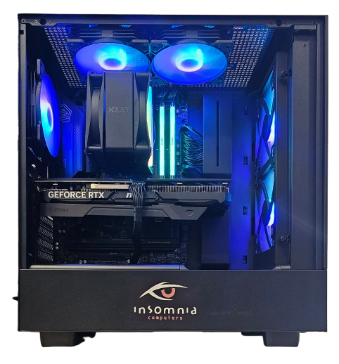 Insomnia Shadow Rock 2 XTi: B860, Core Ultra 7 265KF, 32GB DDR5-7600, RTX4070Ti Super 16GB