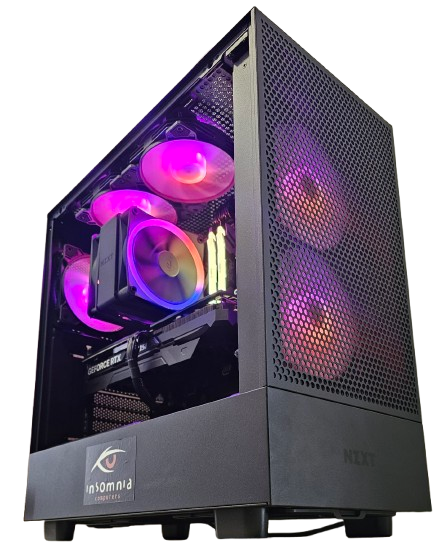 Insomnia Shadow Rock 2 XTi: B860, Core Ultra 7 265KF, 32GB DDR5-7600, RTX4070Ti Super 16GB