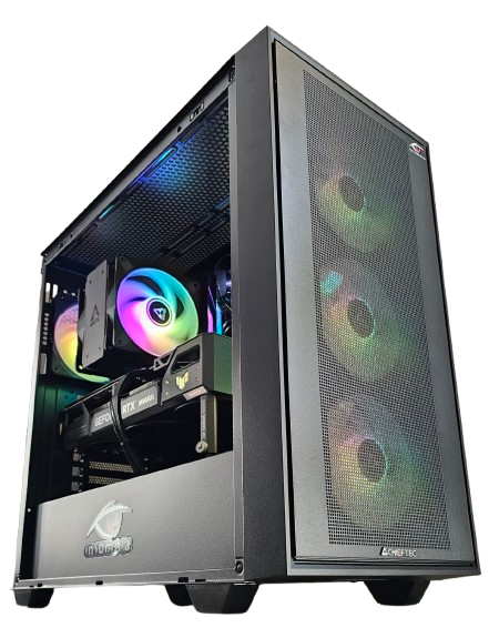 Insomnia Shadow TUF Core 2: B650, Ryzen 7 7700X, 32GB DDR5-6000, RTX 5070, 1TB SSD