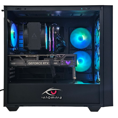 Insomnia Shadow TUF Core 2: B650, Ryzen 7 7700X, 32GB DDR5-6000, RTX 5070, 1TB SSD