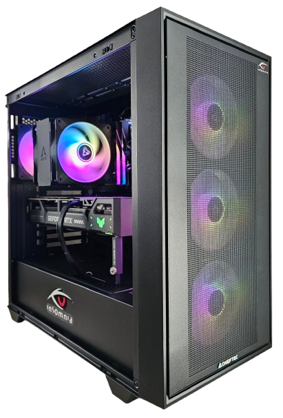 Insomnia Shadow TUF Core 2: B650, Ryzen 7 7700X, 32GB DDR5-6000, RTX 5070, 1TB SSD