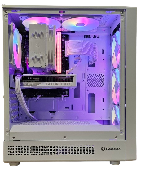 Insomnia Arctic Vortex 4 XT: H610, i5 12400F, 16GB DDR4-3600, RTX5060 8GB, 1TB