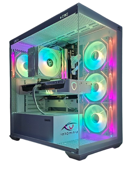 Insomnia Arctic Prism 3: B650, Ryzen 7 7700X, 32GB DDR5-6000, RTX5070, 1TB