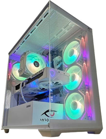 Insomnia Arctic Prism 3: B650, Ryzen 7 7700X, 32GB DDR5-6000, RTX5070, 1TB