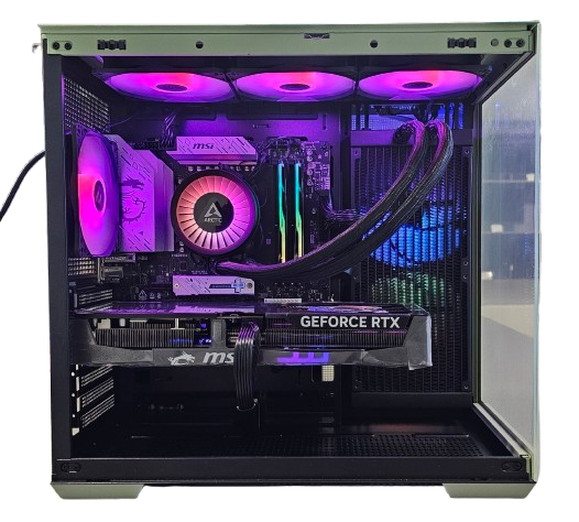 Insomnia Shadow Emerald: B650M, Ryzen 7 7800X3D, 32GB DDR5-6000, RTX 5070Ti, 1TB