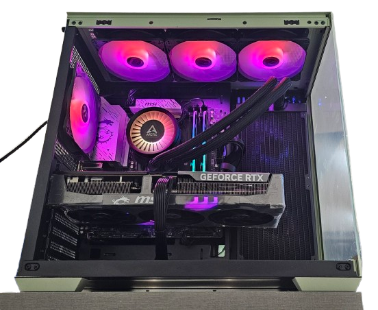 Insomnia Shadow Emerald: B650M, Ryzen 7 7800X3D, 32GB DDR5-6000, RTX 5070Ti, 1TB