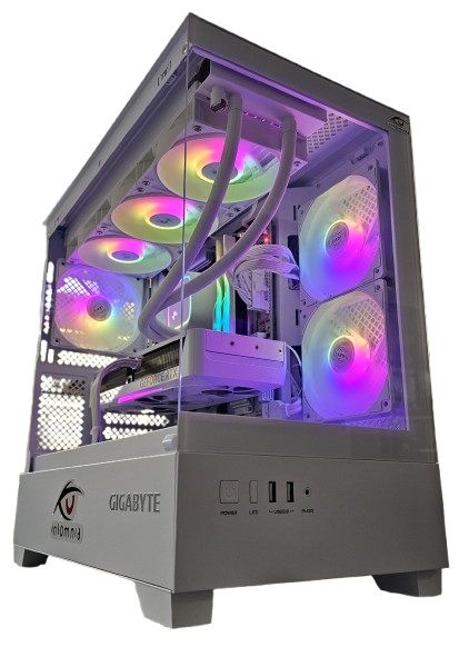 Insomnia Arctic Glass 3 Mini: B850M, 7800X3D, 32GB DDR5-6000, RTX 5070, 2TB