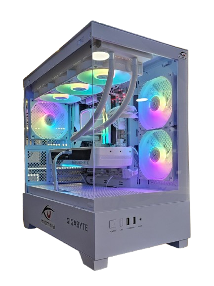 Insomnia Arctic Glass 3 Mini: B850M, 7800X3D, 32GB DDR5-6000, RTX 5070, 2TB