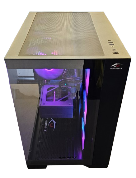 Insomnia Shadow Chroma Lite: A620M, Ryzen 5 7500F, 32GB DDR5-6000, RX9060XT, 1TB