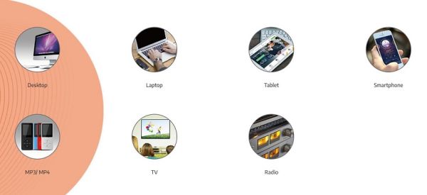 Genius SP-Q180 Speakers Gray